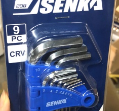 Bộ 9 khóa lục giác đầu tròn hiệu SENKA 1.5mm-10mm